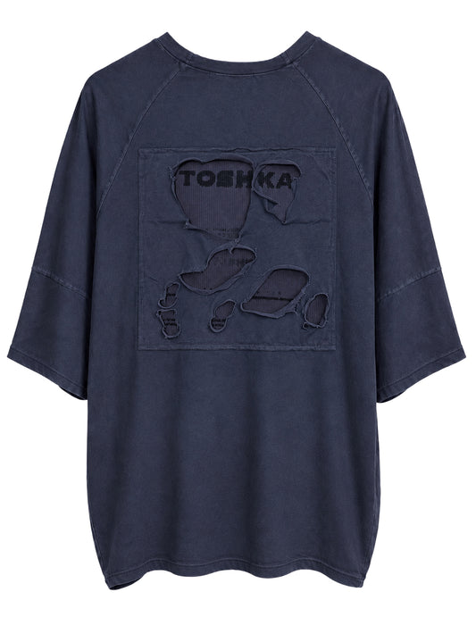 DOLEBO PATCHED TEE - GREY