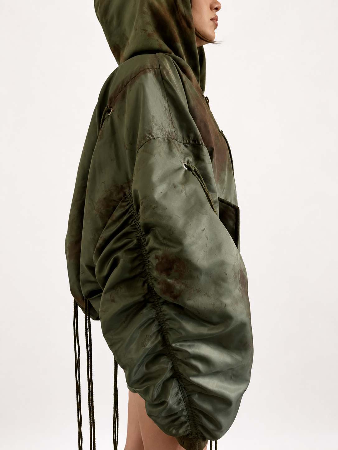 PUFFY MILITARY BOMBER