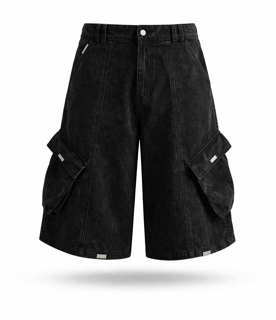 ‘PHANTOM’ waxed cargo jorts