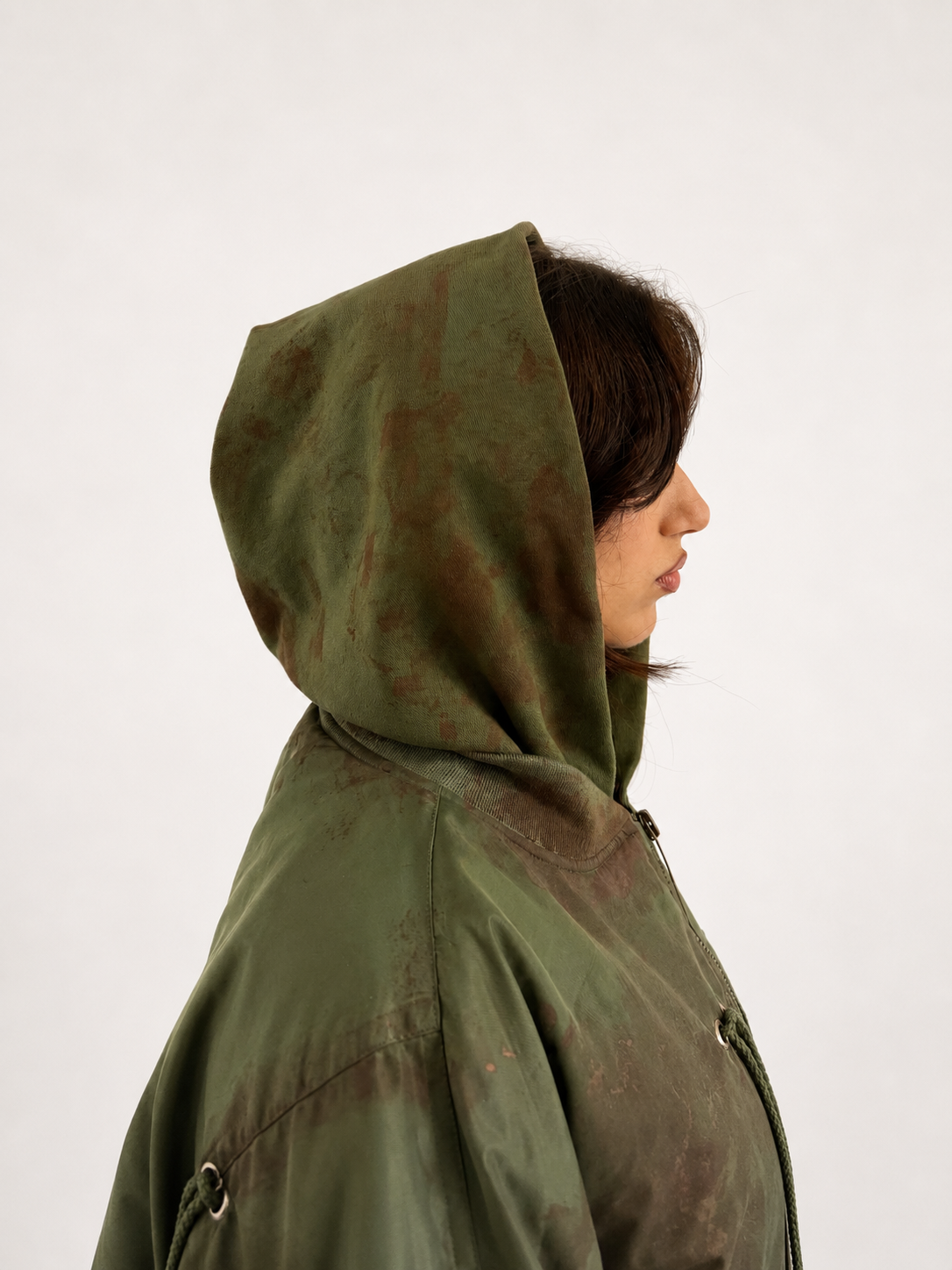 PUFFY MILITARY BOMBER