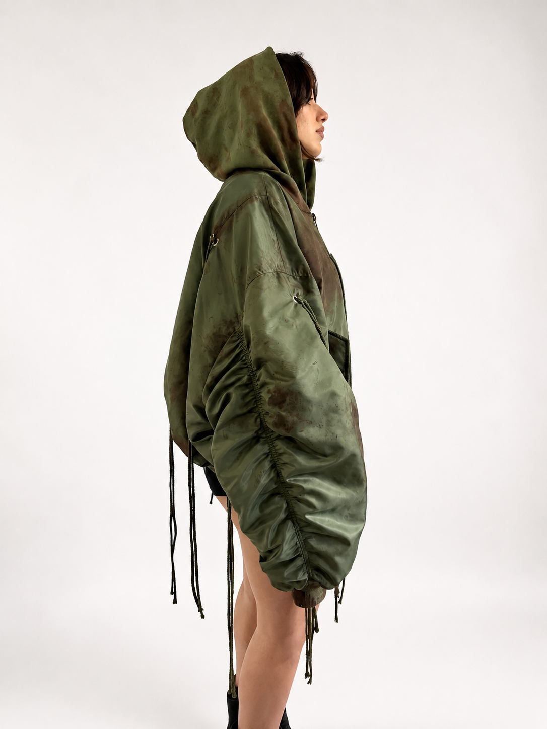 PUFFY MILITARY BOMBER
