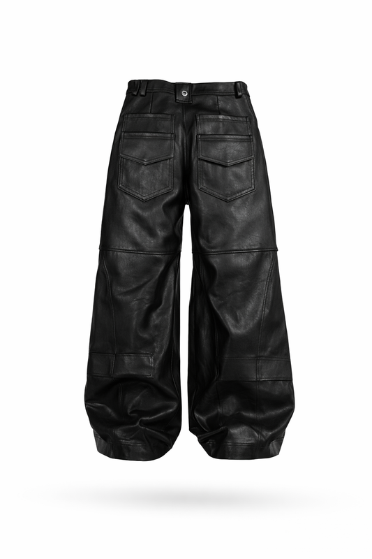 Black leather pants