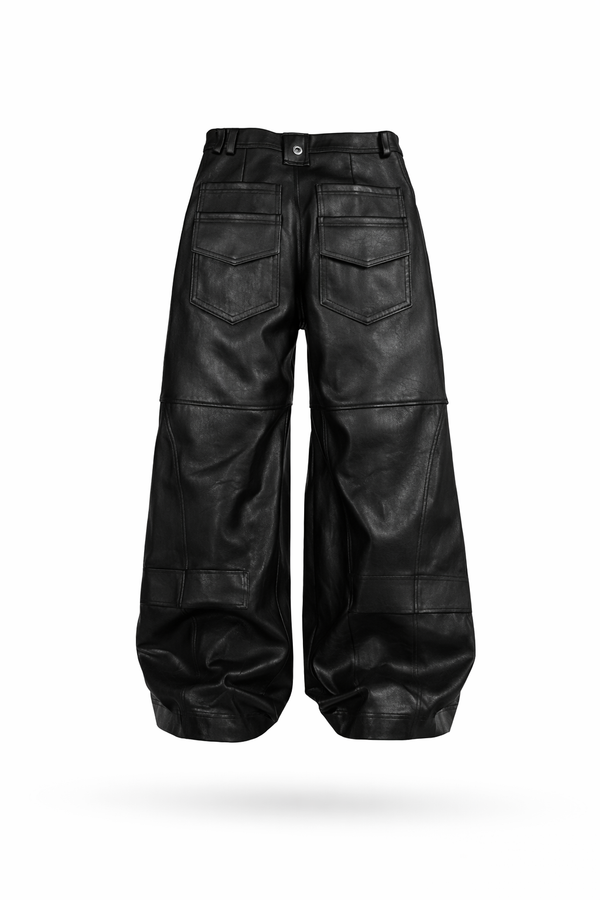 Black leather pants