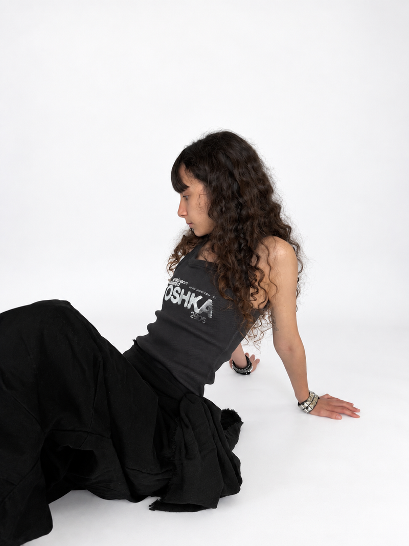 גופיית לונה – שחורה
