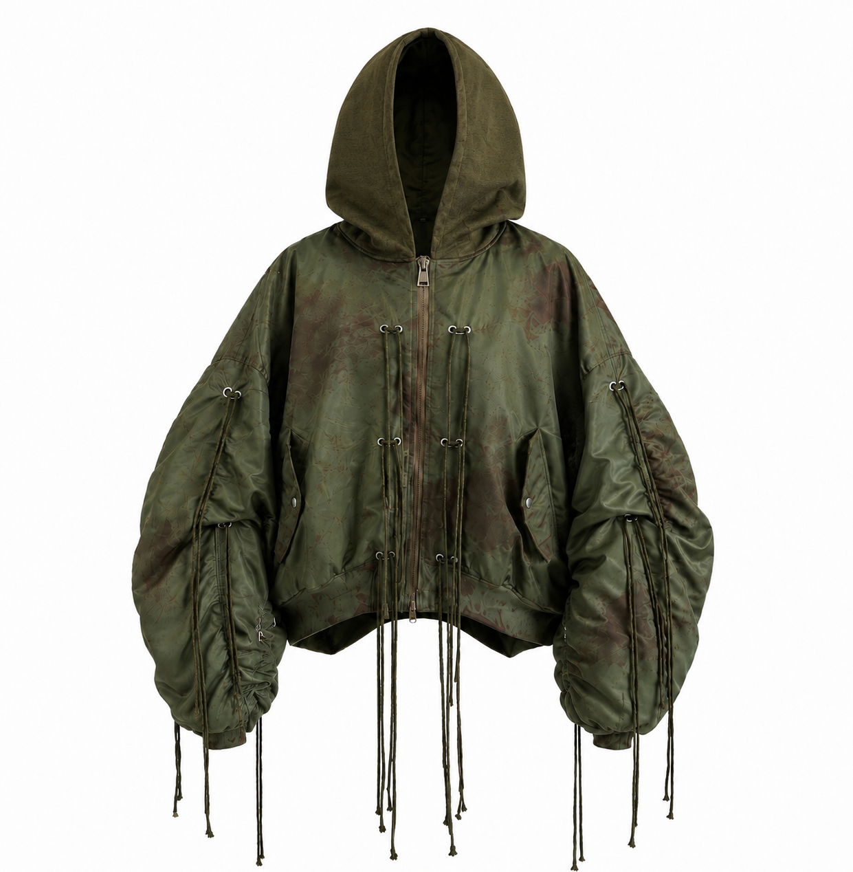 PUFFY MILITARY BOMBER