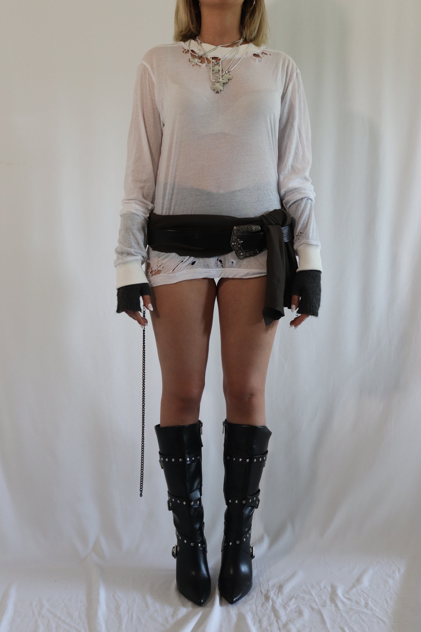 ‘Ghost note’ long sleeves