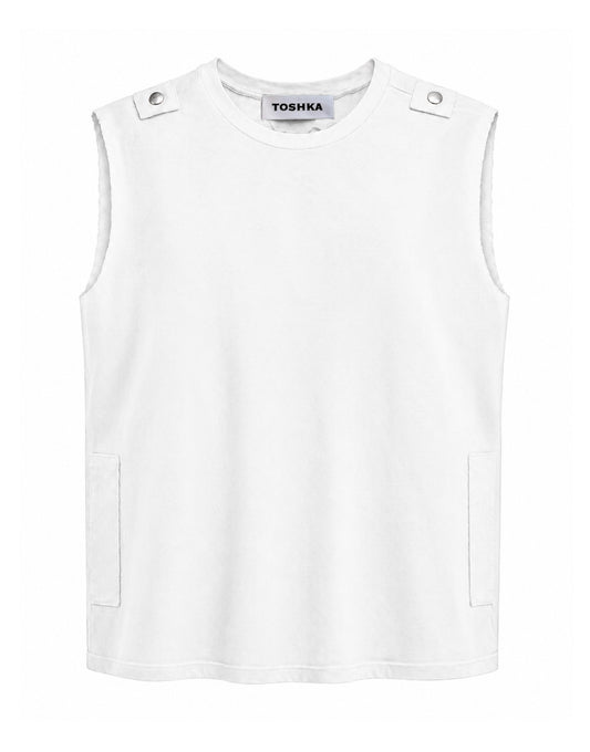 VELA TANK TOP - WHITE