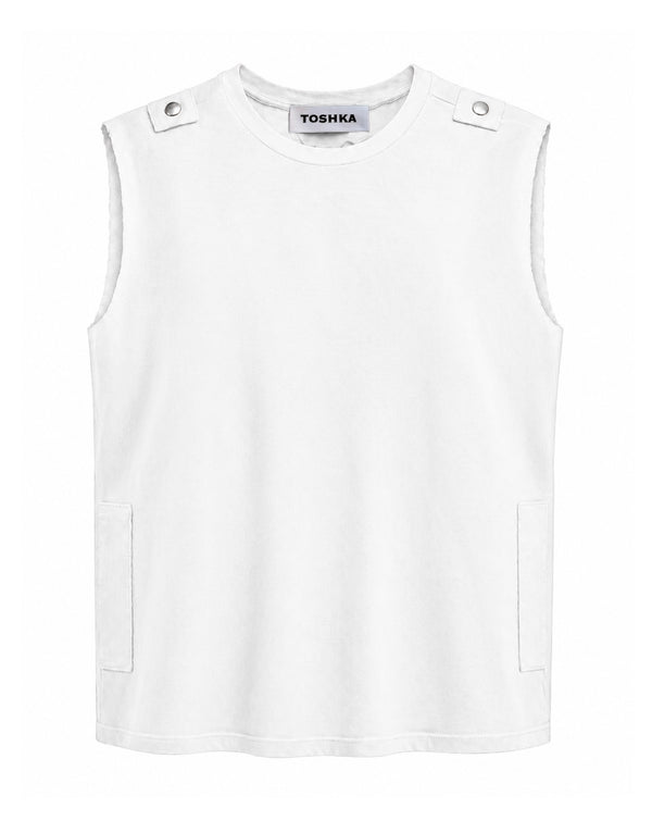 VELA TANK TOP - WHITE