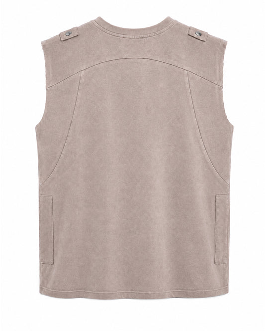 VELA TANK TOP - CAFFE