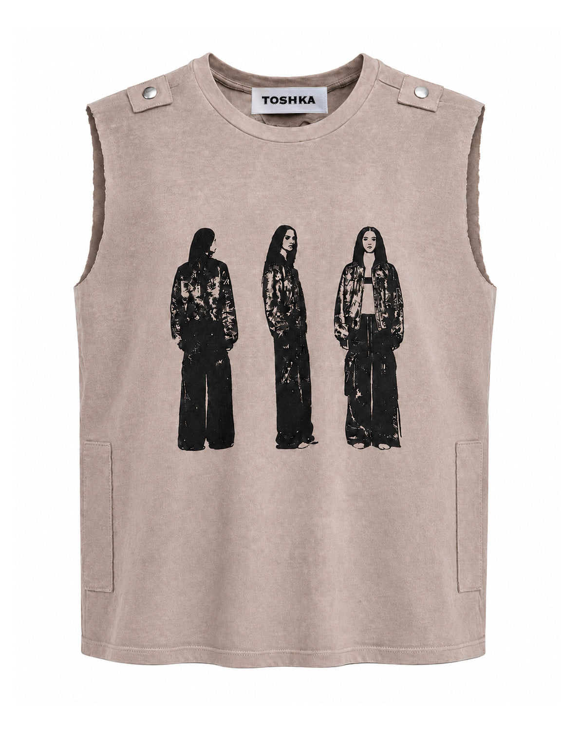 VELA TANK TOP - CAFFE