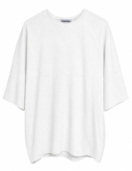 DOLEBO PATCHED TEE - WHITE