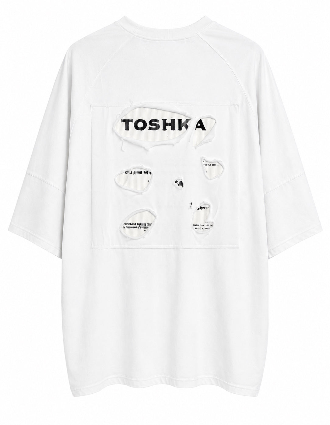 DOLEBO PATCHED TEE - WHITE