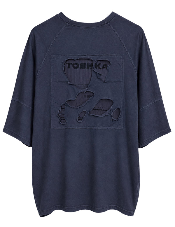 DOLEBO PATCHED TEE - GREY
