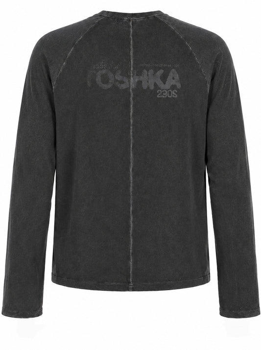 MOHARA LONG SLEEVES - WASHED DARK GREY