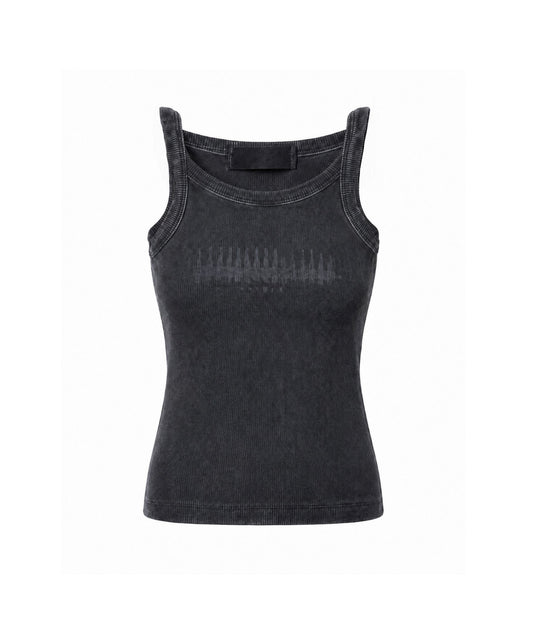 LUNE TANK - WASHED DARK GREY